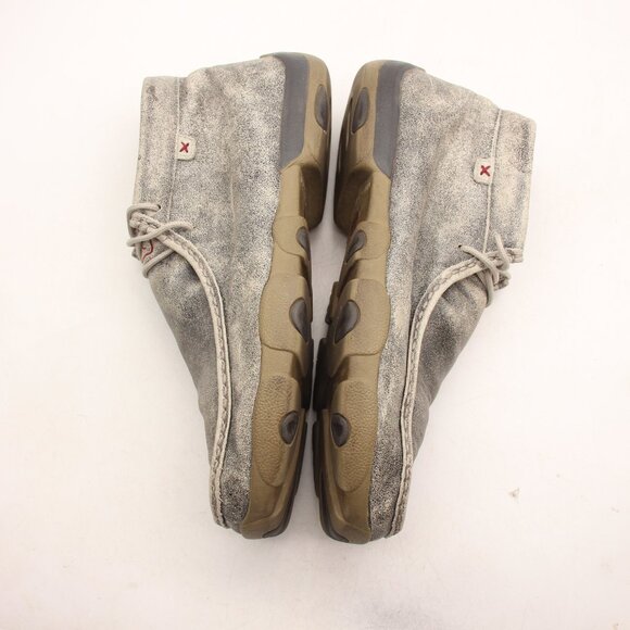 Twisted X Chukka Driving Moc Grey Men\'s Size 12 M  Lace Up Shoes MDM0072 main image 4